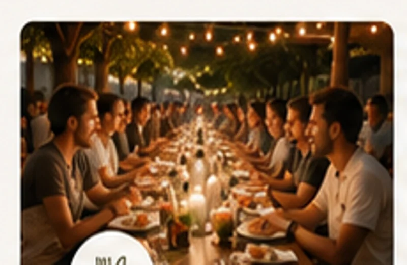 Freunde essen gemeinsam